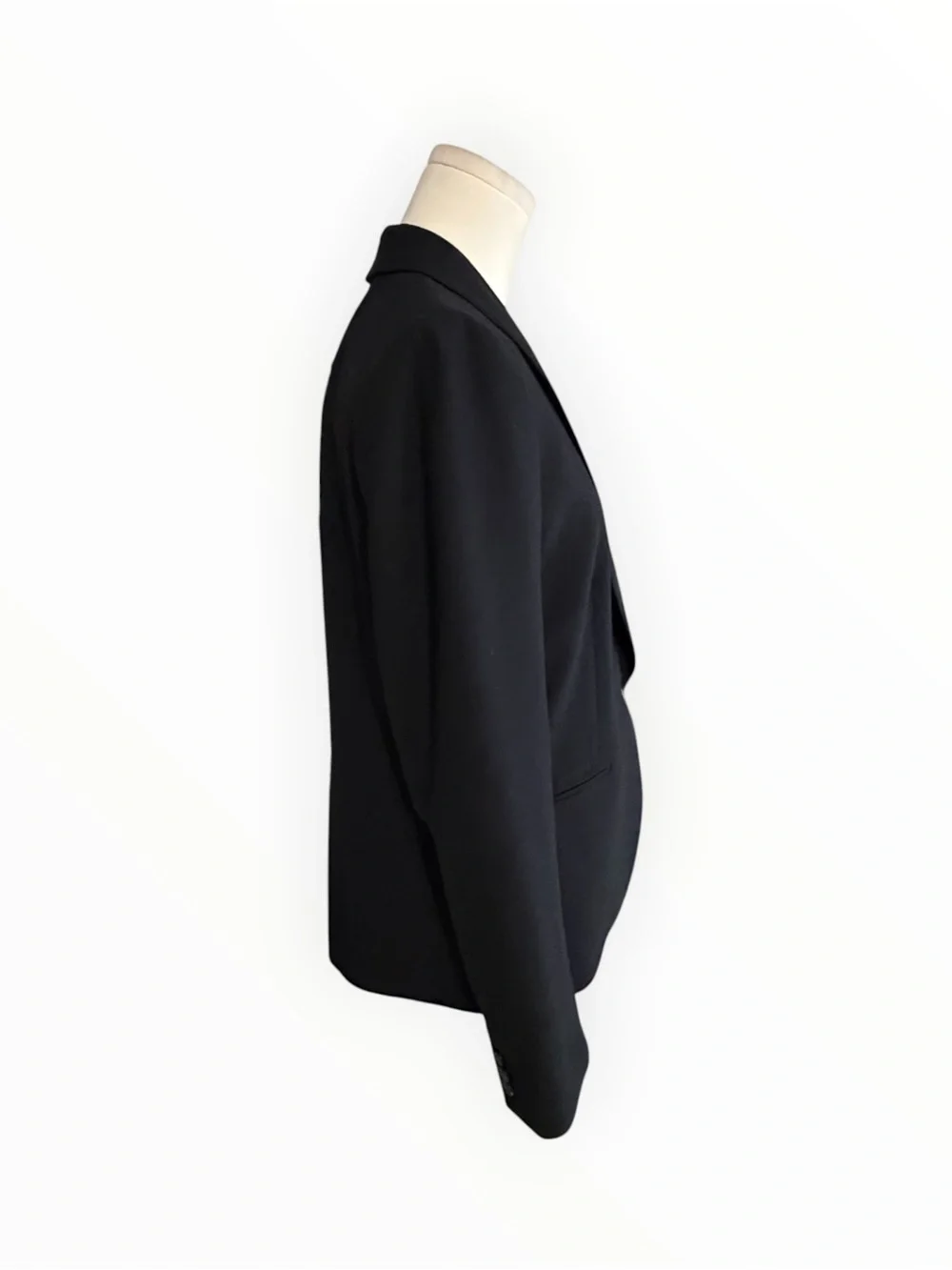 J. CREW Parke Classic Wool Black Blazer Timeless Tailored Jacket 8 Work Business